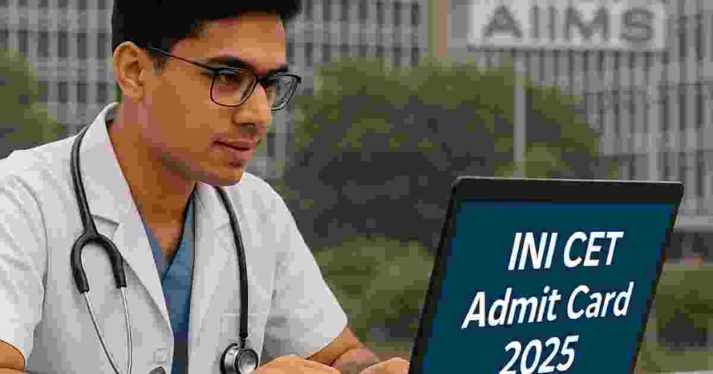 INI CET Admit Card 2025