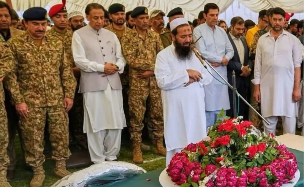 Pak Army Officials Attend Terrorists' Funeral with Masood Azhar