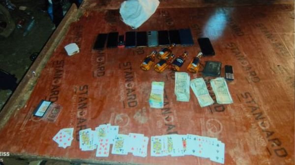 Police raid on gambling fund in Korba, 12 gamblers arrested