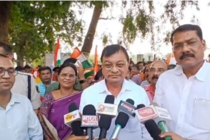 Grand Tiranga Yatra organized in Korba