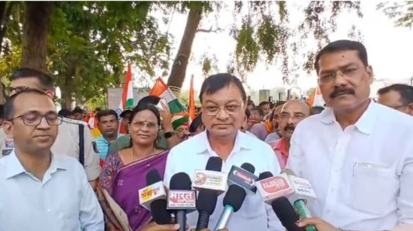 Grand Tiranga Yatra organized in Korba