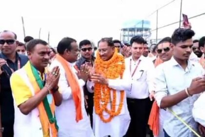 CM Sai inaugurated the newly constructed district transport office in Mungeli