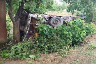 Bhanupratappur: 5 injured in collision between truck and tractor, 2 in critical condition