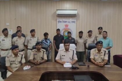 Big disclosure by Raigarh Police: Four accused arrested in Hiva theft case, property worth lakhs seized from Jharkhand
