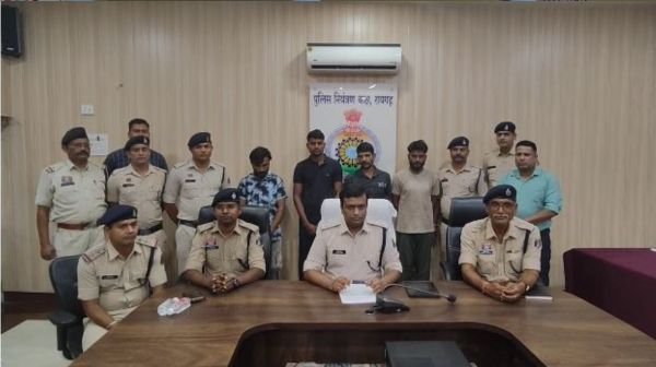 Big disclosure by Raigarh Police: Four accused arrested in Hiva theft case, property worth lakhs seized from Jharkhand