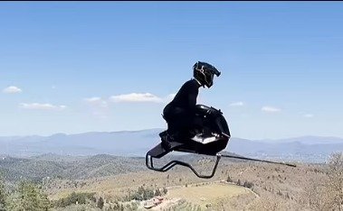 Now the bike will run not on roads, but in the sky!