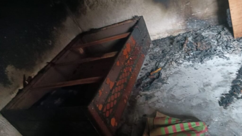 आगजनी की घटना उत्तर प्रदेश