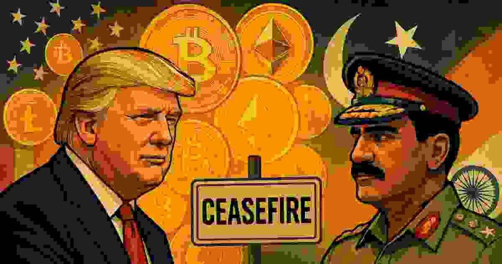 डोनाल्ड ट्रंप की पाकिस्तान क्रिप्टो डील और भारत-पाक सीज़फायर 2025