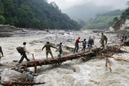 पहाड़ों में तेज बारिश