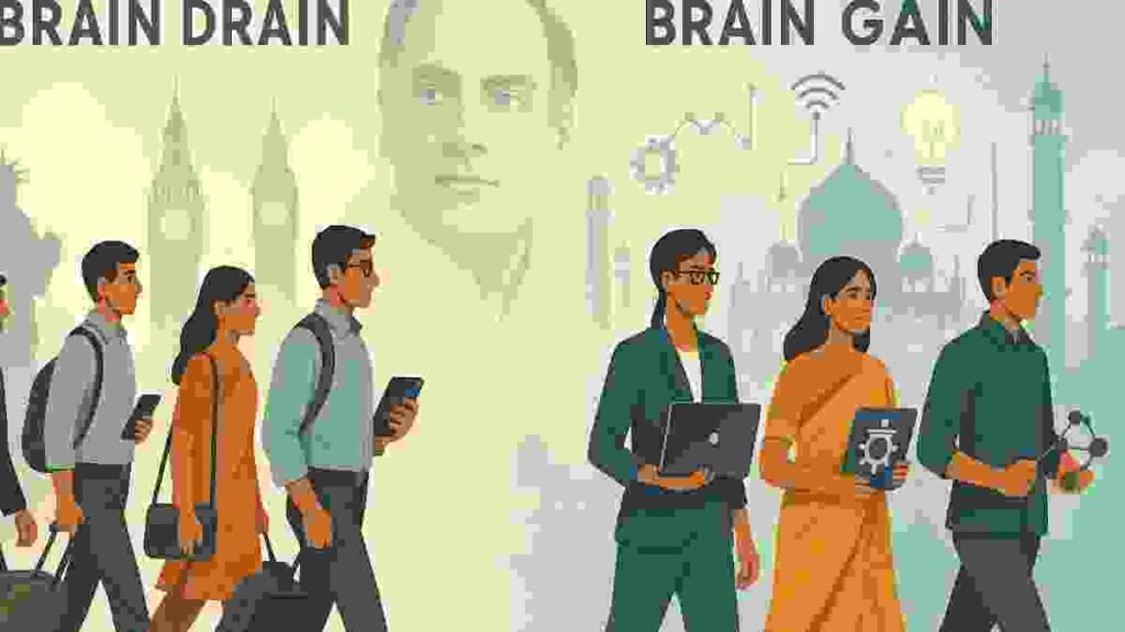 ब्रेन ड्रेन से ब्रेन गेन
