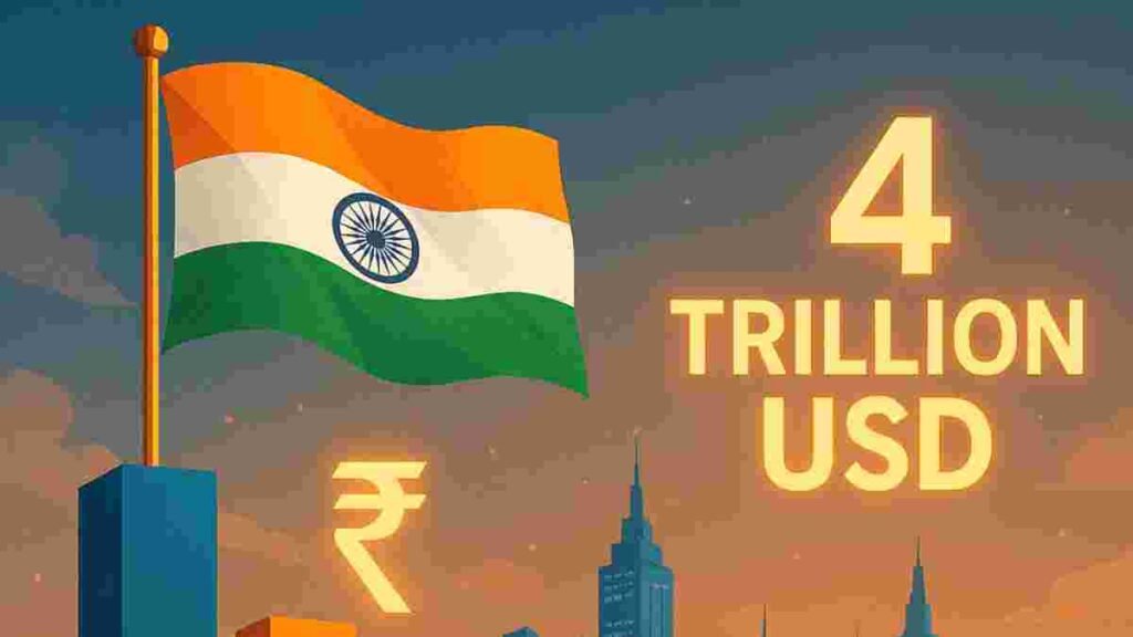 भारत चौथी सबसे बड़ी अर्थव्यवस्था