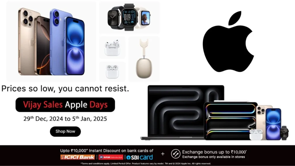 विजय सेल्स Apple Days सेल