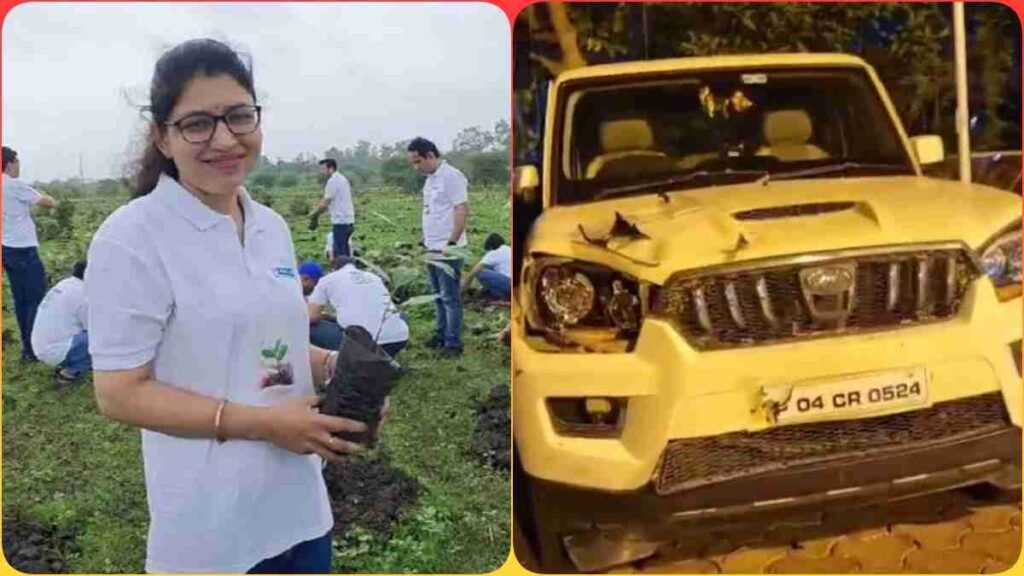 स्कॉर्पियो की टक्कर से महिला बैंक मैनेजर की मौत