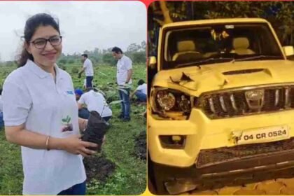 स्कॉर्पियो की टक्कर से महिला बैंक मैनेजर की मौत
