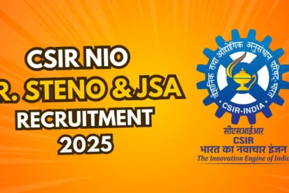 CSIR NIO भर्ती 2025