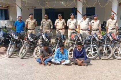 Bike thief gang busted in Raigarh