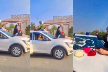 Video of 12th Battalion DSP's wife goes viral in Balrampur