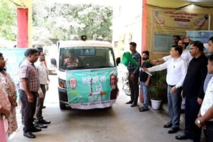 Anti-drug campaign intensifies in Dhanbad, awareness chariot flagged off by Municipal Corporation