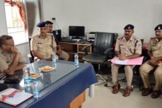 IGP Ram Gopal Garg inspected the Sonpuri massacre site