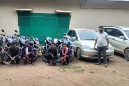 Narharpur: Big action by Dudhwa police, 6 accused arrested for gambling in the forest