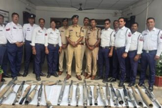 Kanker: Action by traffic department, challan action against 23 bullet riders