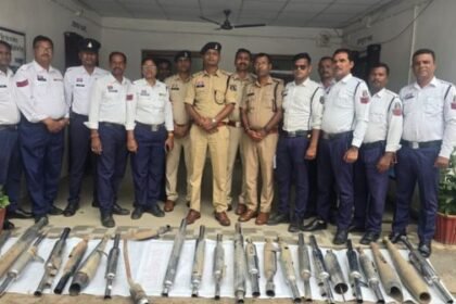 Kanker: Action by traffic department, challan action against 23 bullet riders