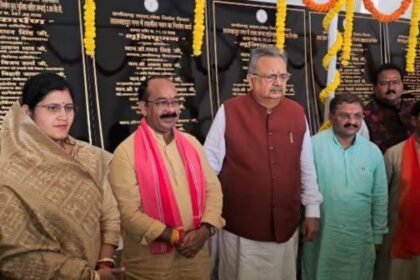 Rajnandgaon: Inauguration and Bhoomi Pujan of development works worth crores