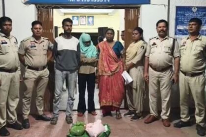 Katghora: 3 arrested including lover-girlfriend for smuggling ganja brought from Odisha