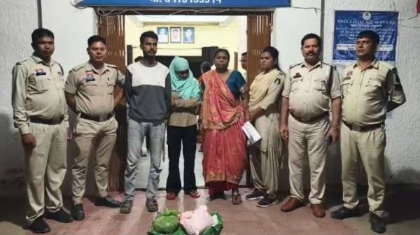 Katghora: 3 arrested including lover-girlfriend for smuggling ganja brought from Odisha