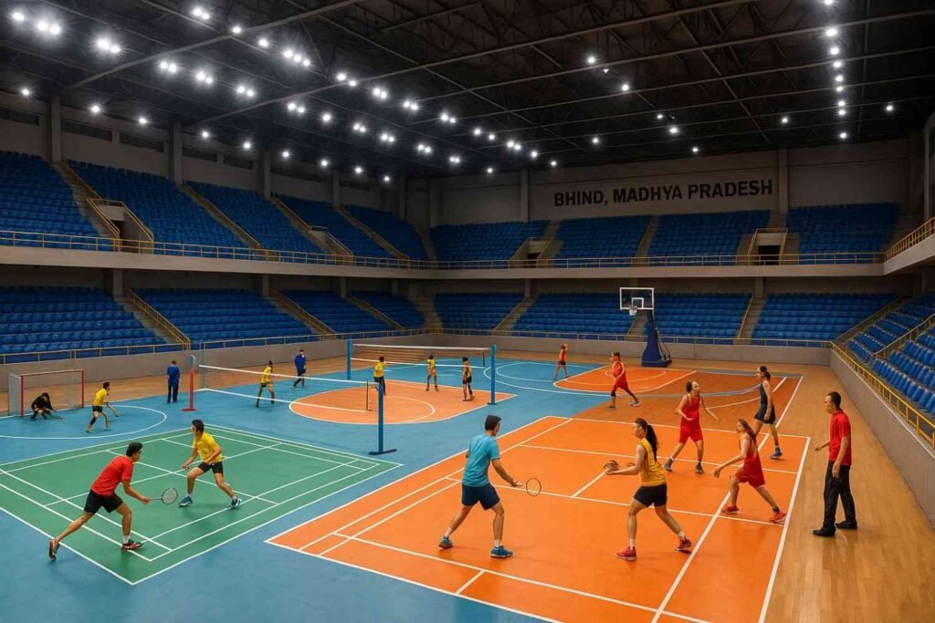 MP में बनेगा हाईटेक इंडोर स्टेडियम | भिंड में खिलाड़ियों और दर्शकों के लिए बेहतरीन सुविधा