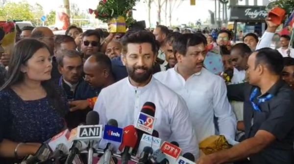 Breaking Raipur: Union Minister Chirag Paswan reached Raipur