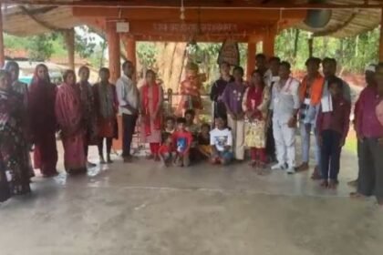 Narharpur: Grand welcome to youth who returned from Bajrang Dal's bravery training