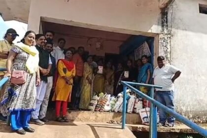 Government's "Chaur Tihar": Three months' rice distributed together in Dantewada