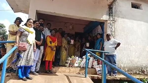 Government's "Chaur Tihar": Three months' rice distributed together in Dantewada