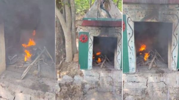 Surajpur: Miscreants vandalize ancient temple