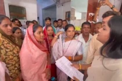 Villagers of village Chandkhuri opened a front against the Panchayat Secretary