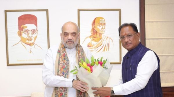 Chhattisgarh CM Vishnudev Sai met Union Home Minister Amit Shah
