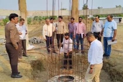 Mungeli: Mission Director inspected Khudiya Water Treatment Plant