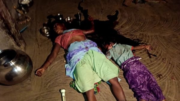 Sensational incident in Surguja: Young man kills his wife and innocent daughter with a sickle