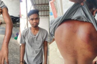 In Raigarh, a youth was held hostage for alcohol, tied to a tree and beaten up and ₹21,000 was stolen from his account