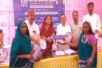 The collector heard the problems of the tribal community in Kudri village