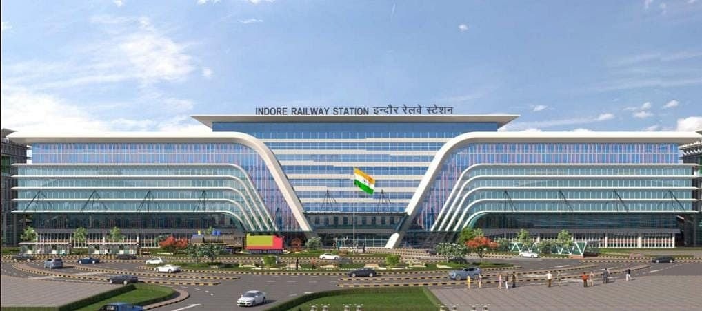 इंदौर के नए रेलवे स्टेशन पर काम शुरू