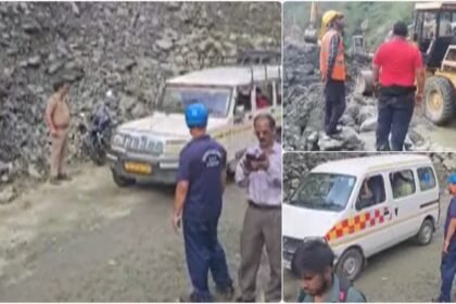 उत्तरकाशी वाहनों की आवाजाही रोक