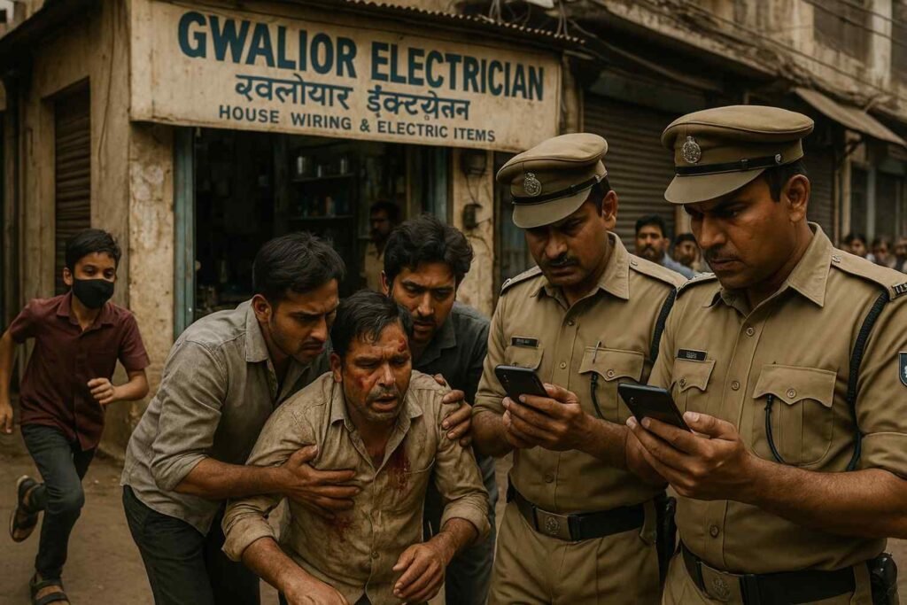 ग्वालियर में नाबालिग ने पिता की बेइज्जती का बदला लेने के लिए इलेक्ट्रिशियन को मारी गोली