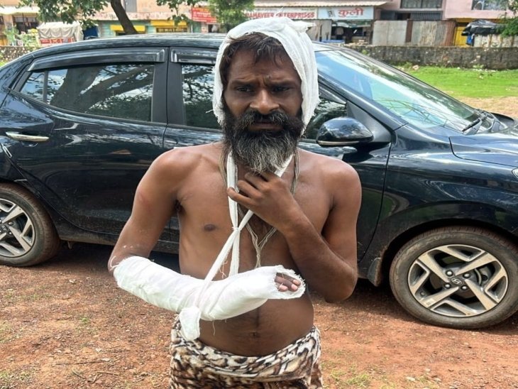 ग्वालियर साधुओं पर हमला