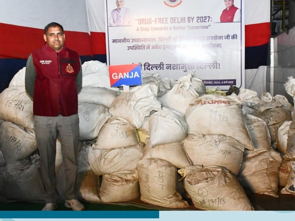 दिल्ली पुलिस ने 3,274 करोड़ रुपये की ड्रग्स नष्ट की