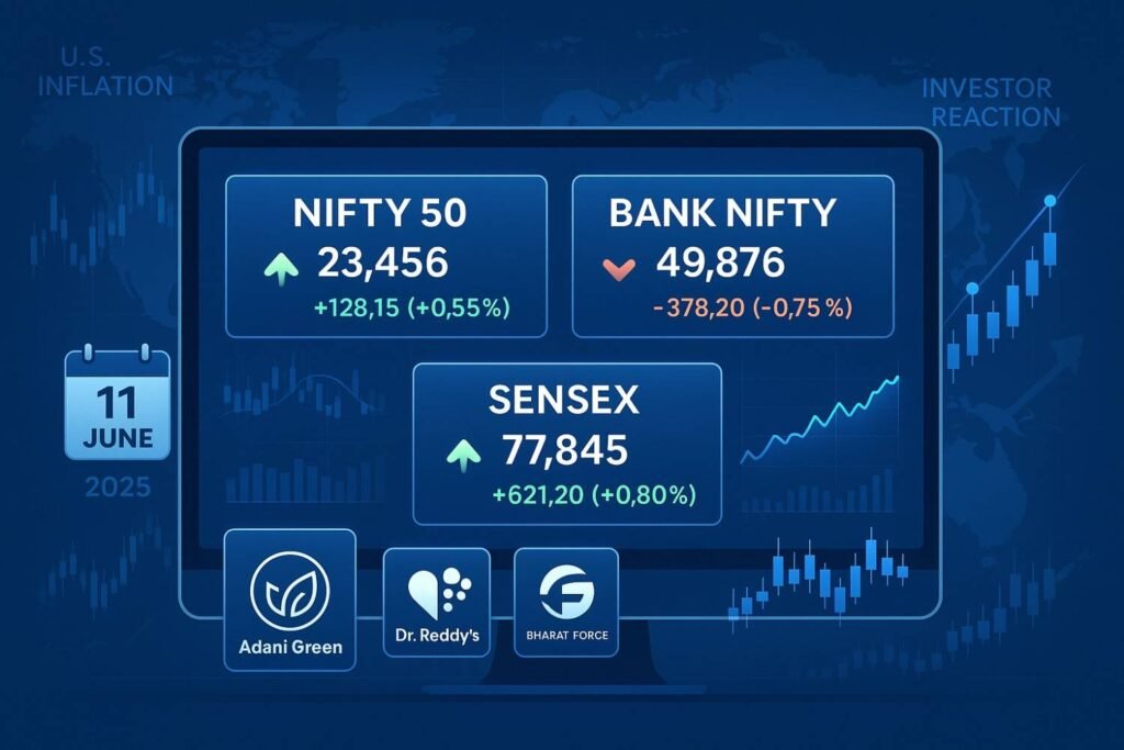 शेयर बाजार अपडेट 11 जून 2025