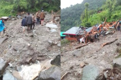 हिमाचल के मंडी में बादल फटा: 8 मकान बहे, 9 लोग लापता, आज फिर रेड अलर्ट