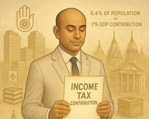 भारत की 0.4% आबादी, लेकिन टैक्स में सबसे बड़ा योगदान: जानिए कैसे अल्पसंख्यक बन गए अर्थव्यवस्था की रीढ़