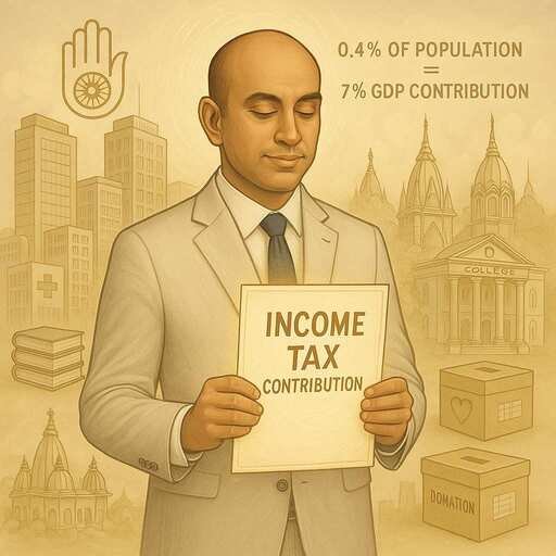 भारत की 0.4% आबादी, लेकिन टैक्स में सबसे बड़ा योगदान: जानिए कैसे अल्पसंख्यक बन गए अर्थव्यवस्था की रीढ़